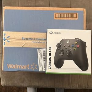 BNIB XBOX X with extra carbon black controller